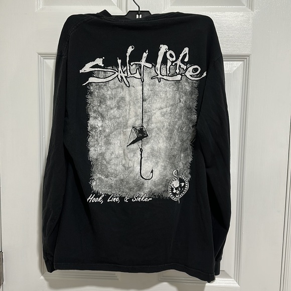 Salt life black long sleeve - Picture 2 of 2